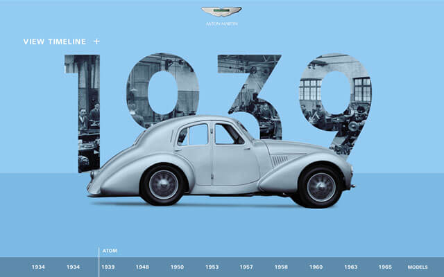 Aston Martin - Micro Site
