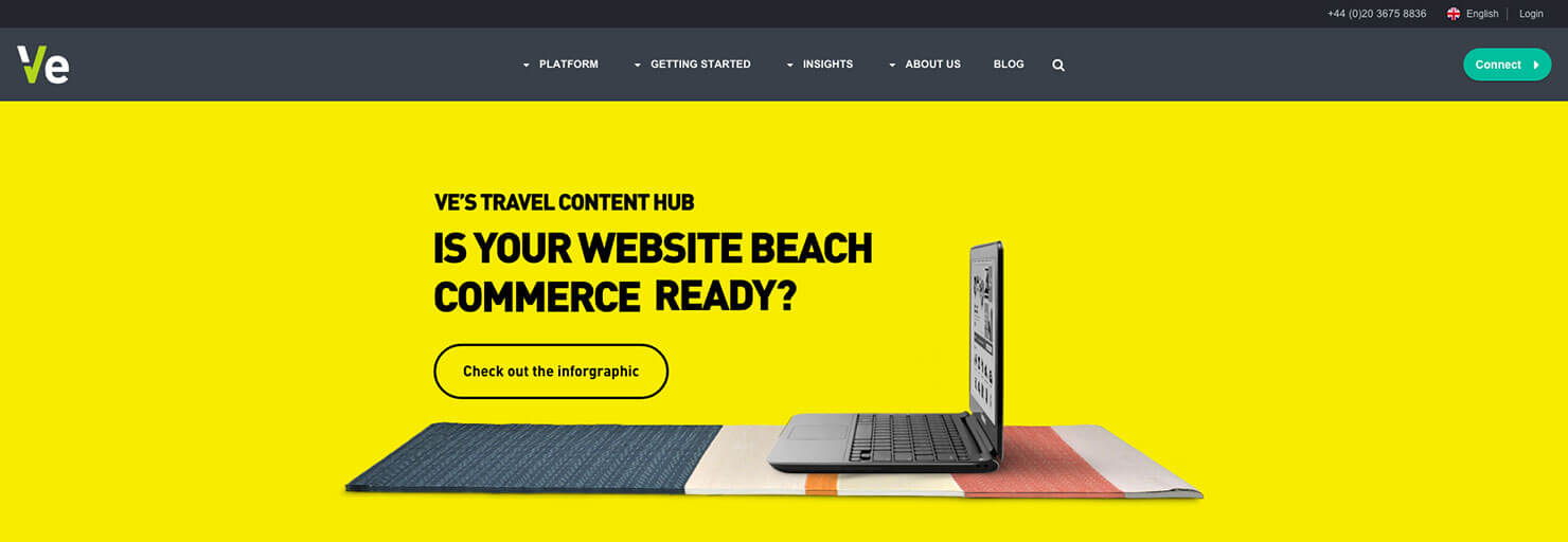 Ve's Content Hub Microsite